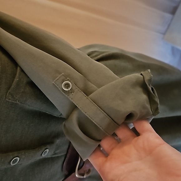 EUC - prAna "Hensley" Dress - Rye/Olive Green - Sz M - Picture 6 of 10